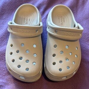 CROCS Kids' Slippers - Cream